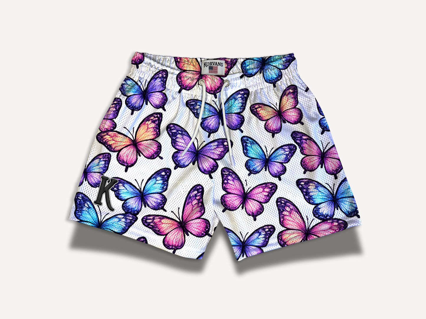 Neon Wings Mesh Shorts