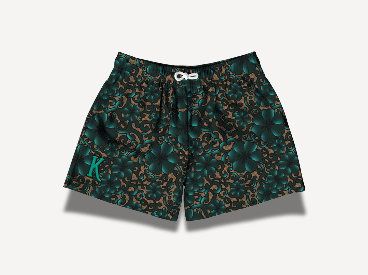 Kids Midnight Bloom Mesh Shorts