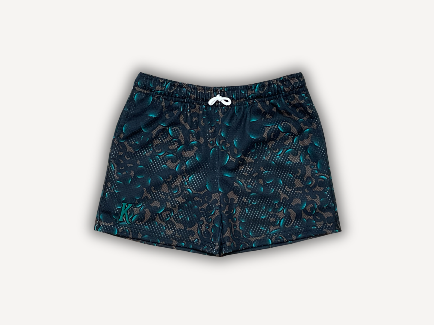 Kids Midnight Bloom Mesh Shorts