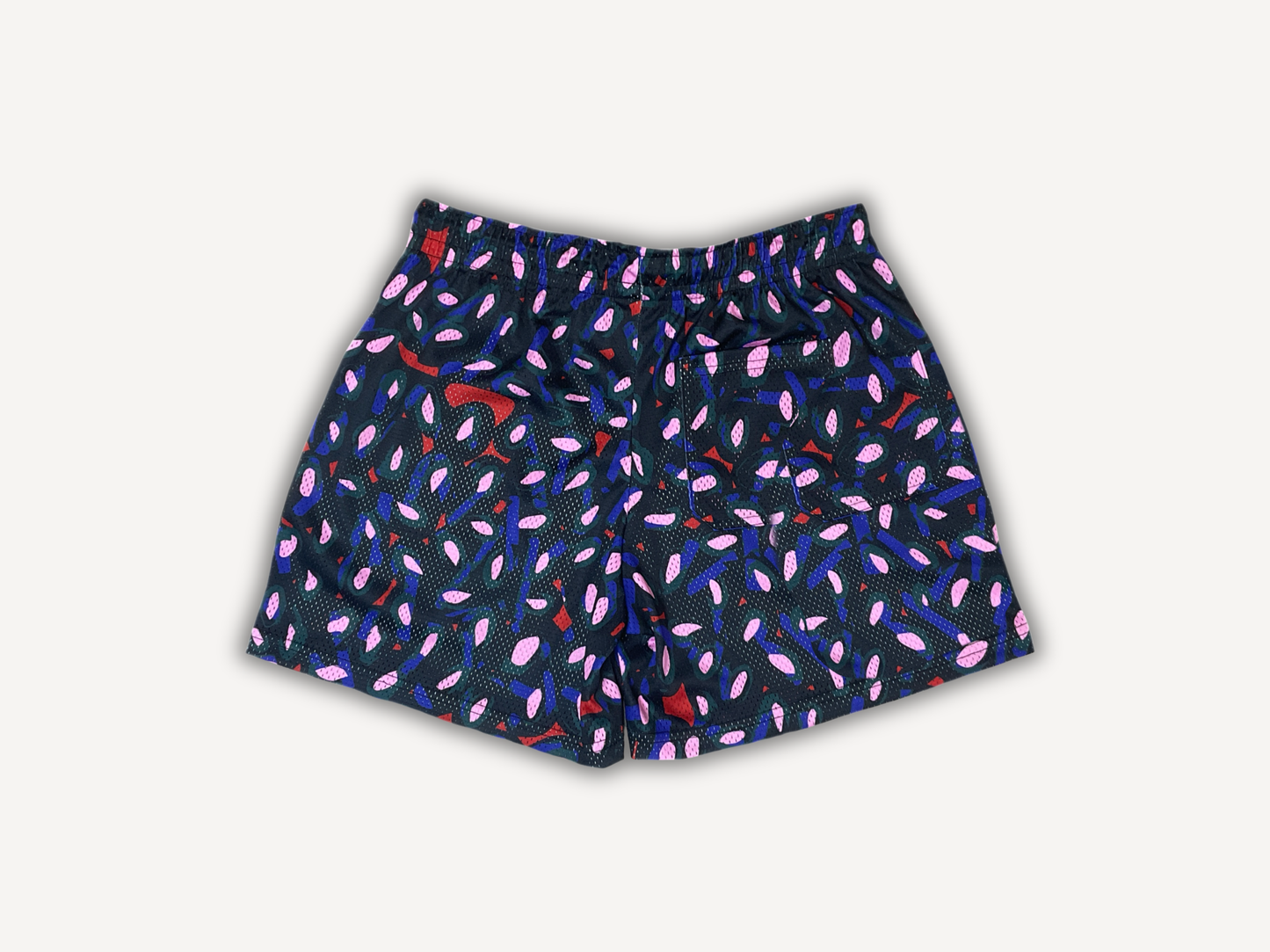 Neon Splash Mesh Shorts