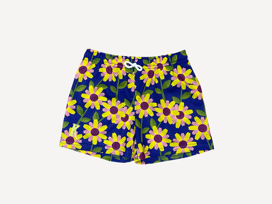 Kids Passion Floral Mesh Shorts