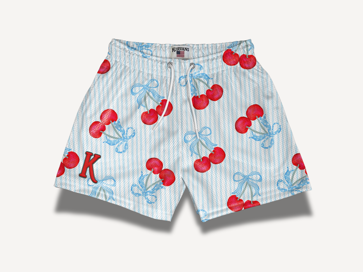 Cherry Skies Mesh Shorts
