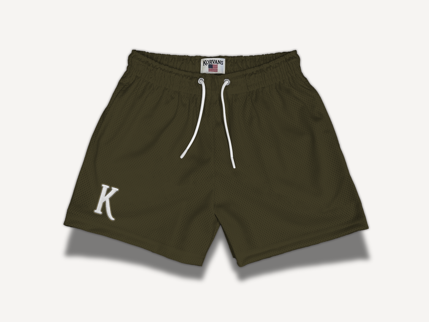 Deep Moss Mesh Shorts
