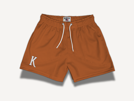 Burnt Ember Mesh Shorts