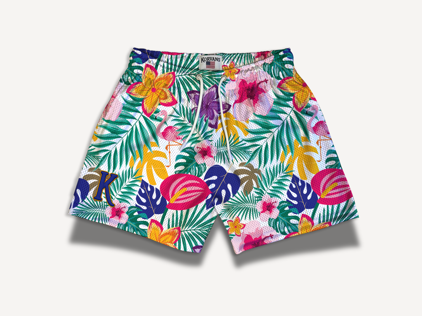 Floral Storm Mesh Shorts