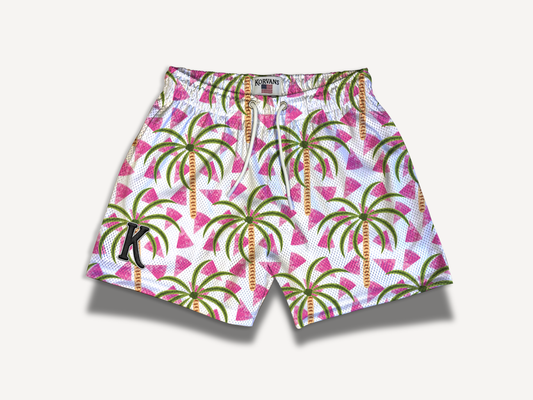 Pink Paradise Mesh Shorts