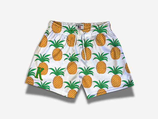 Sweet Pineapple Mesh Shorts
