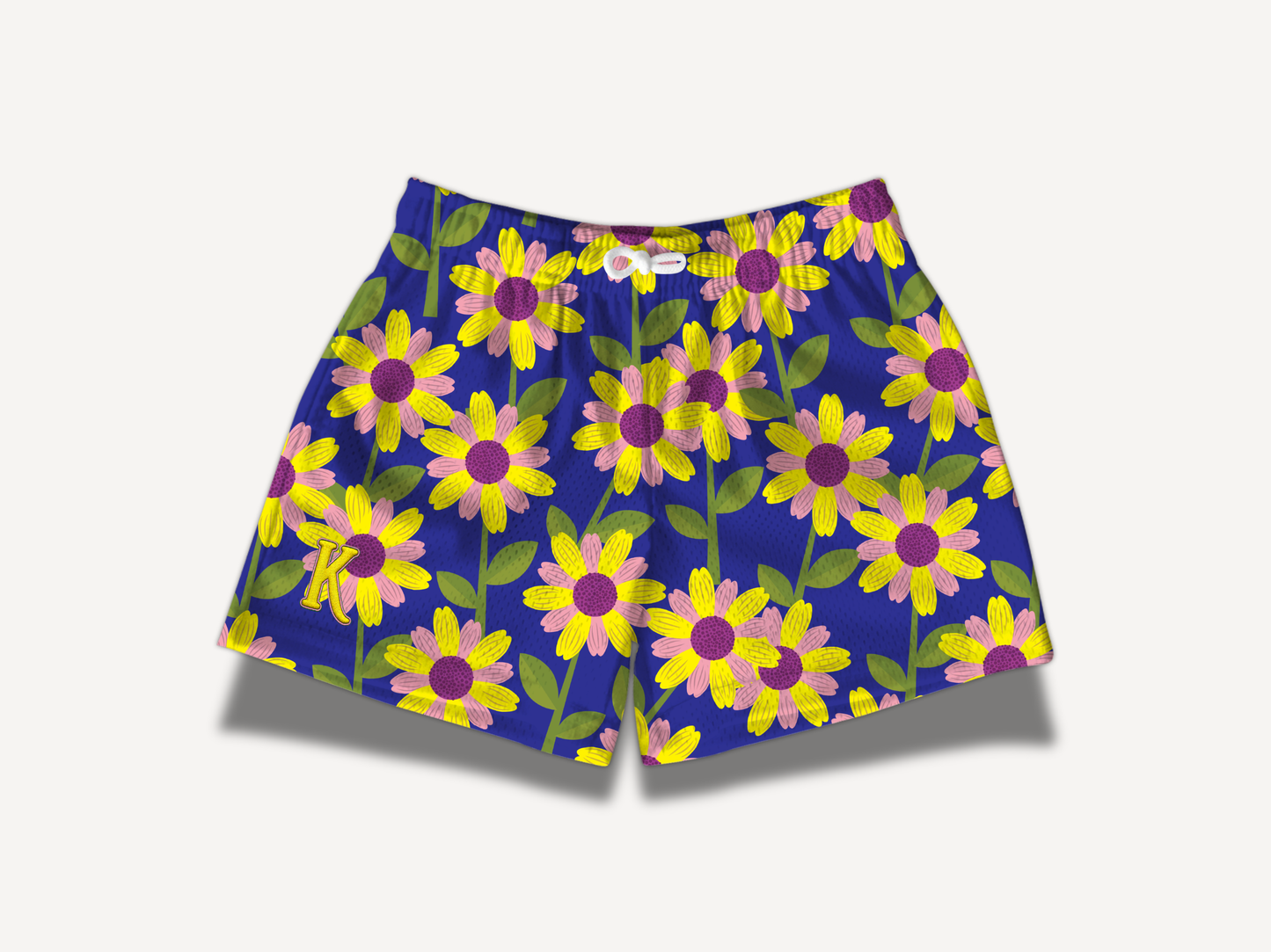 Kids Passion Floral Mesh Shorts