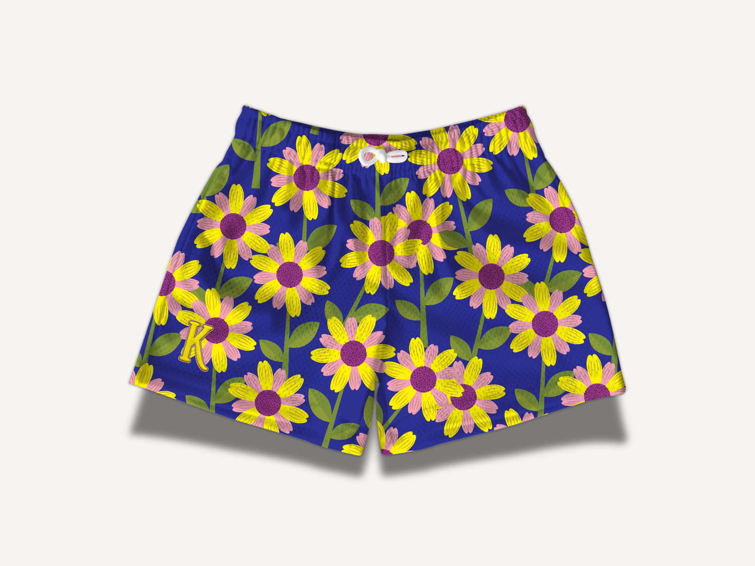 Kids Passion Floral Mesh Shorts