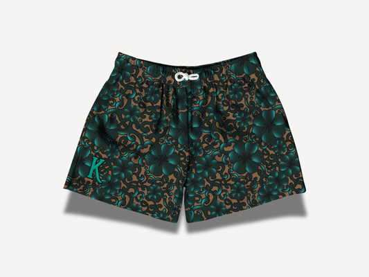 Kids Midnight Bloom Mesh Shorts