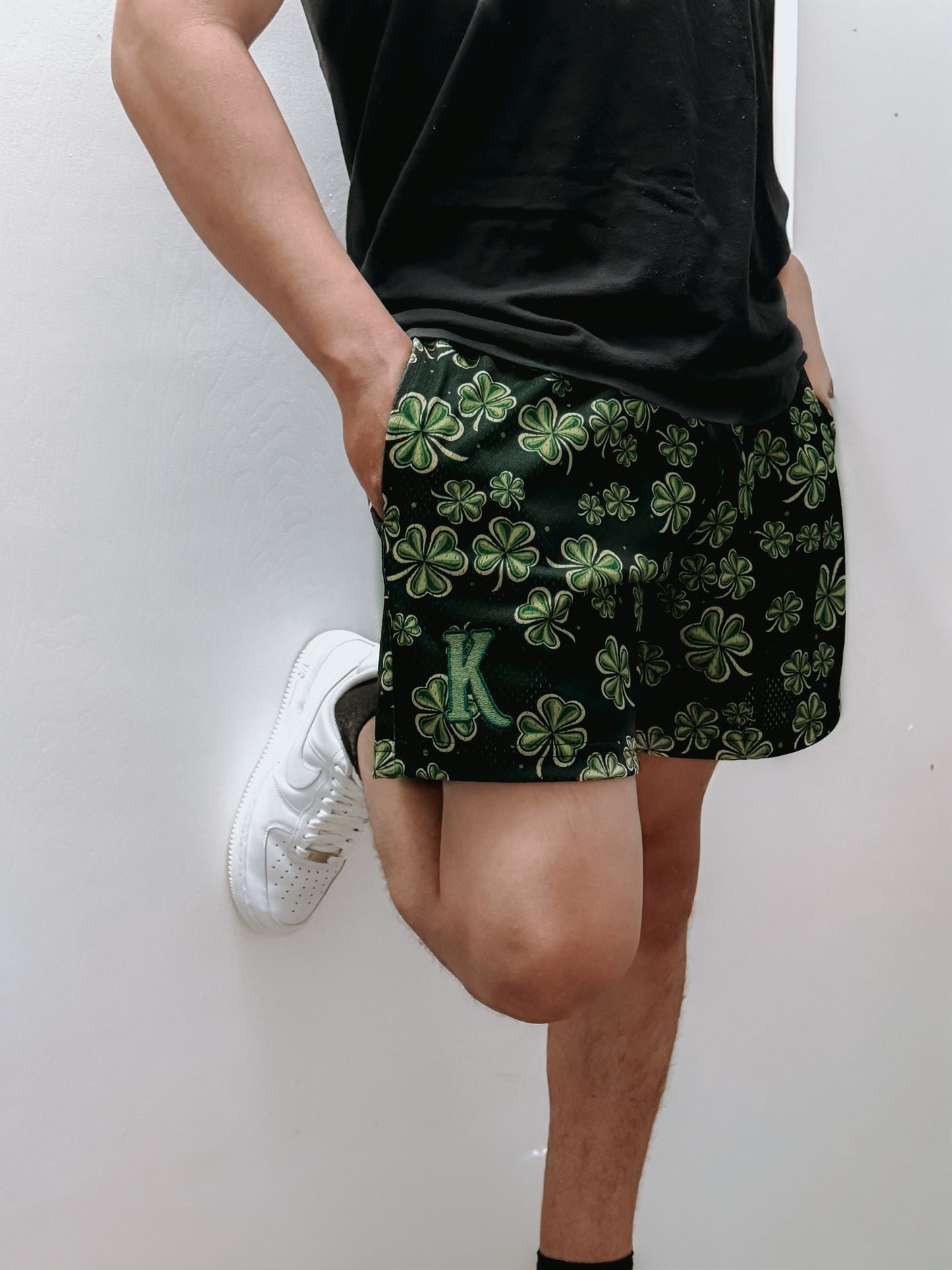 Lucky Clover Mesh Shorts