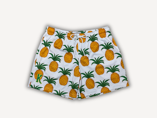 Sweet Pineapple Mesh Shorts