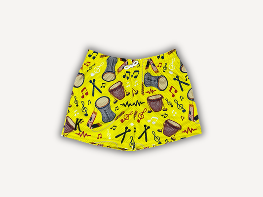 Kids Muscial Rhythm Mesh Shorts
