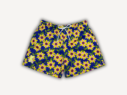 Passion Floral Mesh Shorts